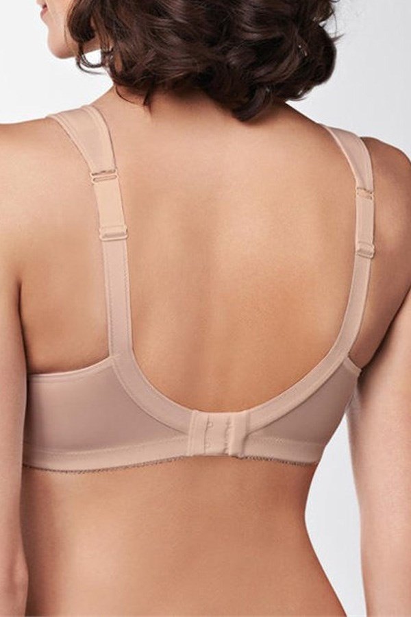  Womens Isadora Wire-Free Pocketed Mastectomy Bra Rose Nude  50A